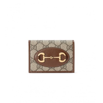 GUCCI HORSEBIT 1955 CARD CASE WALLET ‎72684692TCG8563 (11.5*8*3cm)